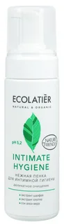 Нежная пенка для интимной гигиены Intimate Hygiene с экстрактами шалфея и хлопка 150 мл Ecolatier