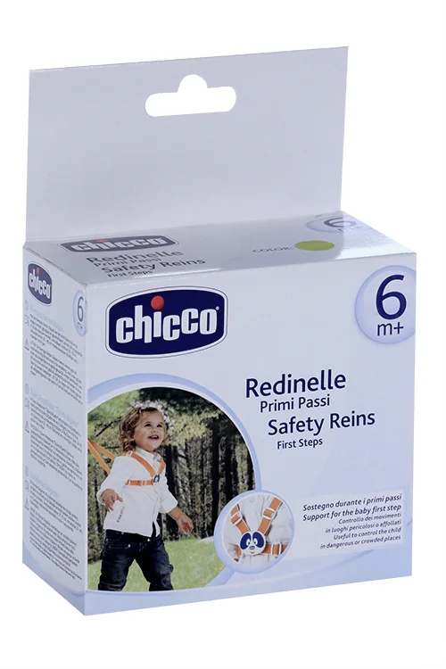 Поводок Chicco Safe для первых шагов на прогулке детский