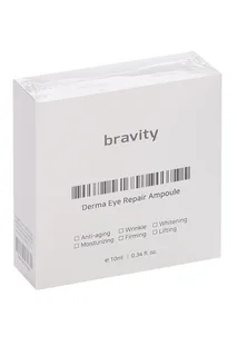 Патчи жид Matrigen Bravity Derma Eye для глаз увлаж / омолож / осветл / лифтинг, 10 мл