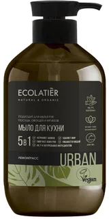 Жидкое мыло для рук Лемонграсc кухонное 600 мл Ecolatier