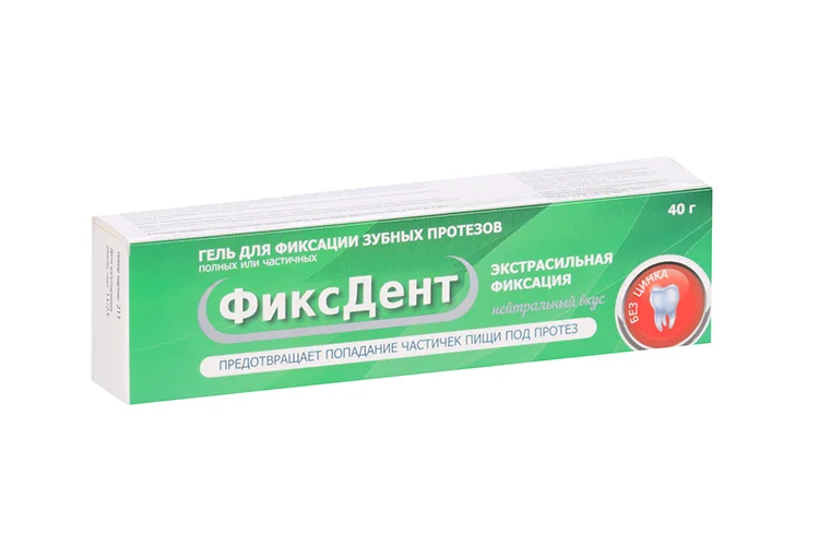 Гель ФиксДент Экстра сильный для зуб протезов 40 гр