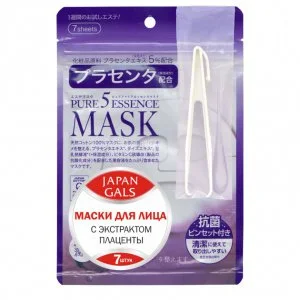 Маска с плацентой Pure5 Essence 7 шт Japan Gals