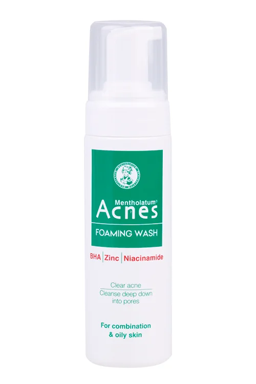 Пенка Mentholatum Acnes увлажняющая для умывания для проблемной кожи 150 мл