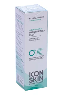 Флюид Icon Skin Aqua Balance увлажняющ гипоаллерген для комбинир / жир кожи 75 мл