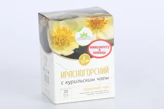 Чайный напиток Красногорский Курильский чай берёз почка / зверобой / сосны почка 1,5 г, 20 шт, Алтайская чай комп