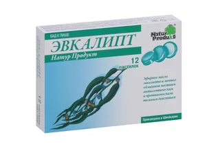 Эвкалипт Натур Продукт 2,5 гр 12 шт пастилки