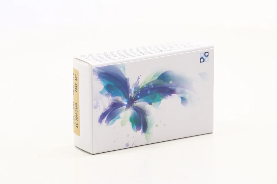 Контактные линзы цветные Офтальмикс Butterfly 1-Color бирюзовый D -0,00 DIA 14,2 2 шт