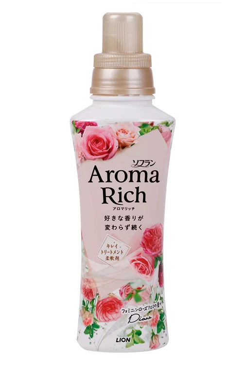 Кондиционер Lion Aroma Rich Diana с натуральными маслами для белья 480 мл