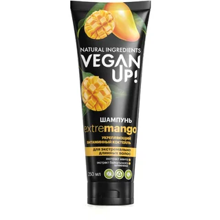 Шампунь укрепляющий Витаминный коктейль Extremango 250 мл Veganup!