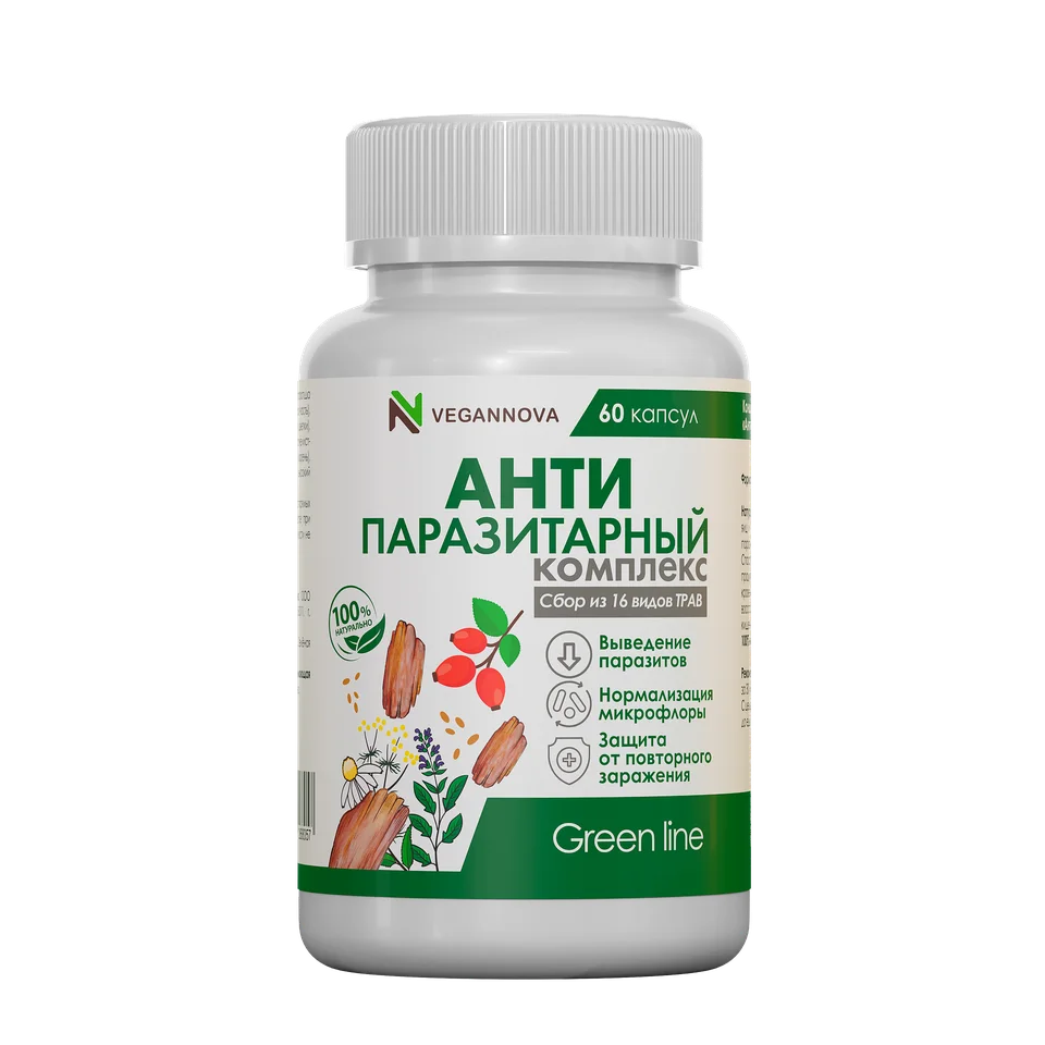 VeganNova Антипаразитарный комплекс 60кап