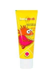 Зубная паста Betadent Junior 6+ со вкусом земляники, 75 мл