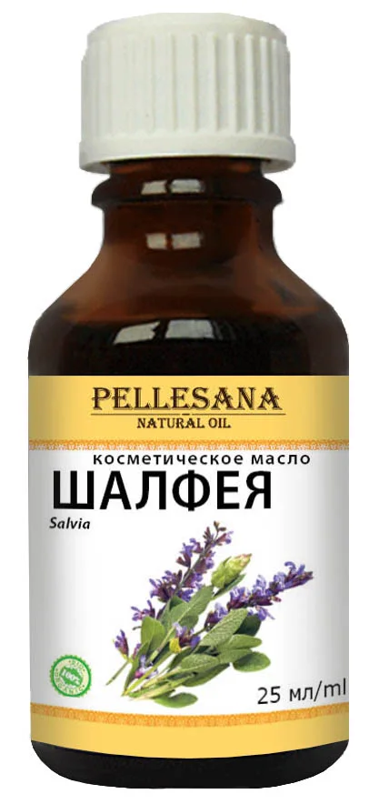 Масло шалфея косметическое Pellesan. 25 мл