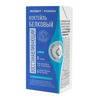 Леовит Фарма Коктейль Белковый Восстанавливающий 200 мл Нейтральный