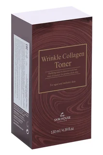 Антивозрастной тонер с колагеном Wrinkle Collagen The Skin House, 130 мл