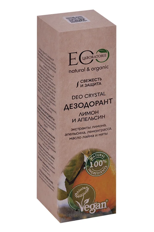Дезодорант EO Laboratorie Deo Crystal Лимон и апельсин для тела 50 мл