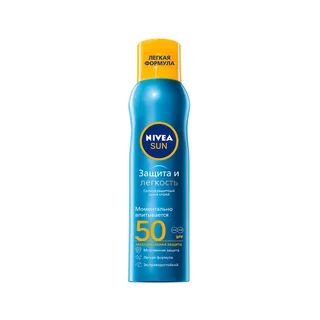 Нивея Защита И Увлажнение Спрей Cолнцезащитный Spf50+ 200 мл