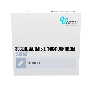 Эссенциальные фосфолипиды капсулы 300 мг 90 шт