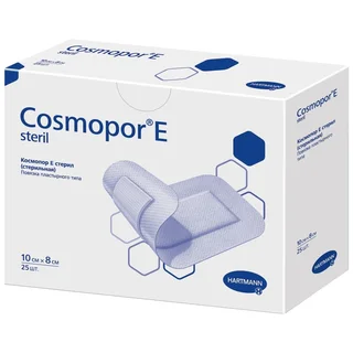 Повязка Космопор Е/Cosmopor E steril 10×8 см 25 шт