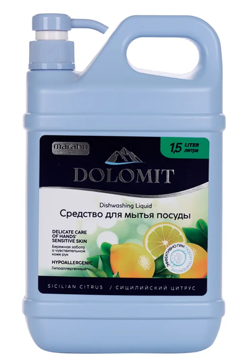 Средство Marabu Dolomit Сицилийский цитрус для мытья посуды 1,5 л