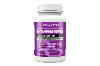 Поливитаминный комплекс Risingstar Витамины форте для женщин 1 660 мг 60 шт таблетки