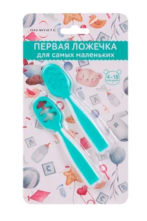 Набор ON White Ложки для прикорма бирюзовый / белый 2 шт