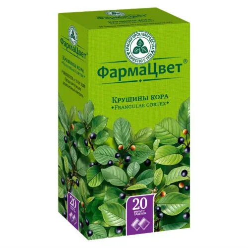 Крушины ольховидной кора порошок 1.5 г 20 шт