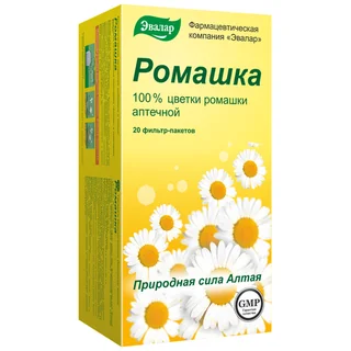 Ромашка 20 фильтр-пакетов,Эвалар