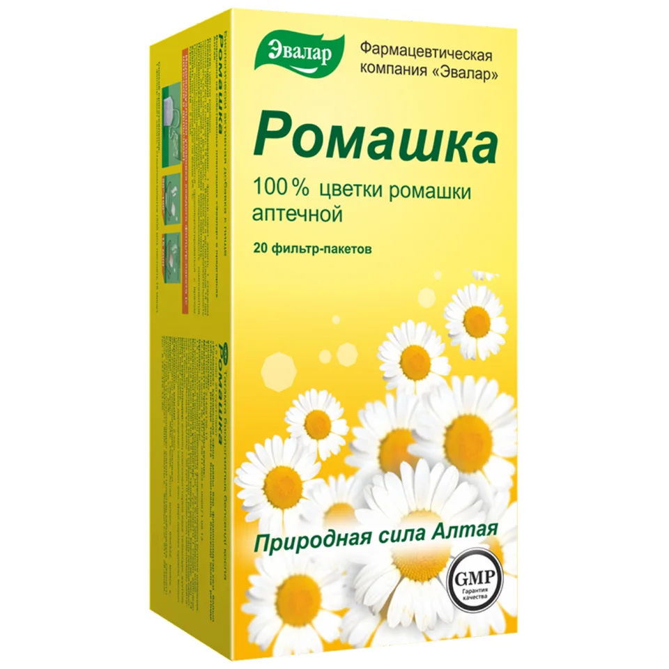 Ромашка 20 фильтр-пакетов,Эвалар