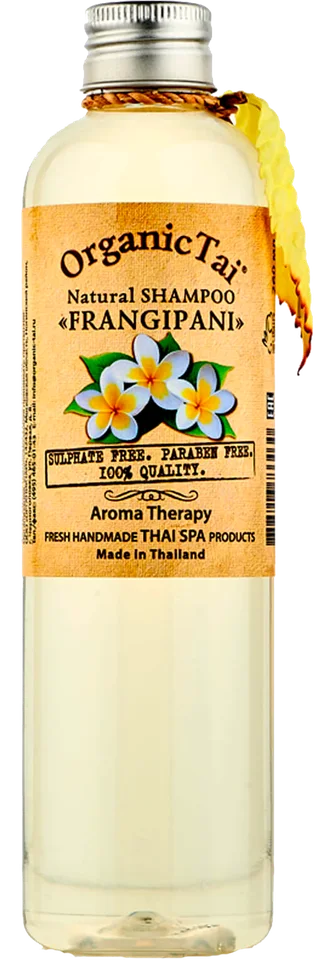 Натуральный шампунь для волос «Франжипани» 260 мл OrganicTai