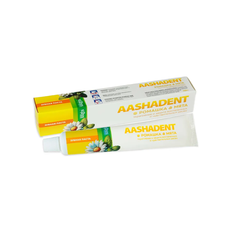 Зубная паста Ромашка-Мята Aasha Herbals 100 мл