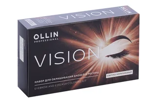 Набор Ollin Professional Vision для окрашивания бровей / ресниц светло-коричневый