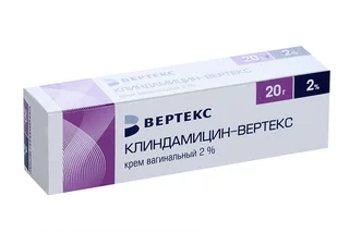Клиндамицин-Вертекс 2% 20 гр крем вагинальный