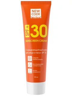 Sun Series Крем для лица и тела солнцезащитный NEW Code SPF30,100 мл