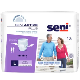 Seni Active Plus трусы впитывающие (L) 10 шт