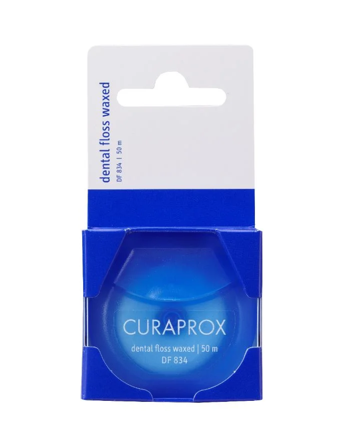 Зубная нить DF 834 мятная, 50 м, Curaprox
