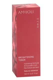 Тонер Amijoli Brightening с экстр сакуры для выравн тона кожи для лица, 150 мл