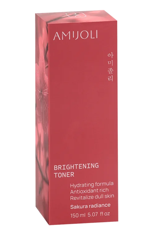 Тонер Amijoli Brightening с экстр сакуры для выравн тона кожи для лица, 150 мл