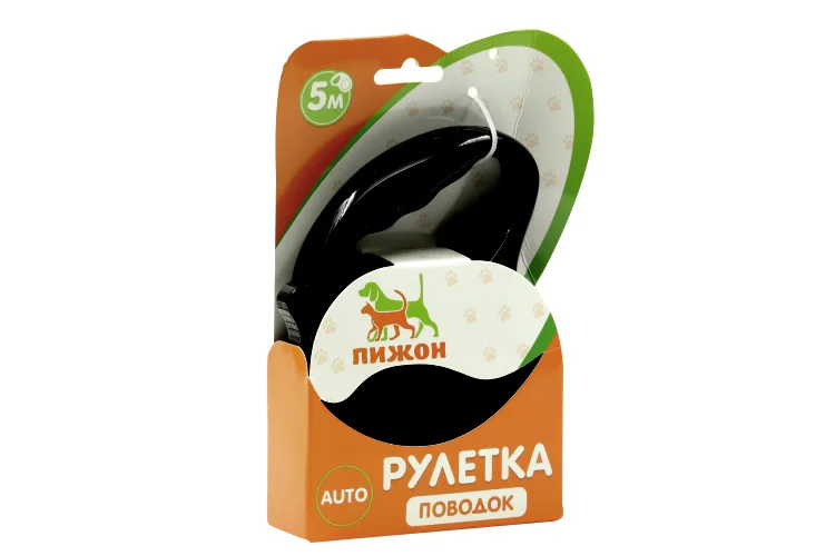 Рулетка эргономичная 5 м до 15 кг черная