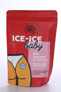 Скраб MonoLove bio Ice-Ice Baby лимфодренажный холодный кофе дойпак 200 гр