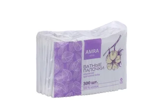 Ватные палочки Амра 300 шт