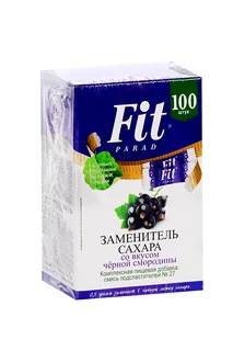 Сахарозаменитель FitParad №27 со вкусом Черная смородина 100 шт стики