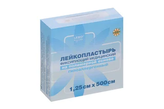 Лейкопластырь Унипласт фиксирующий на нетканой основе 1,25*500 см