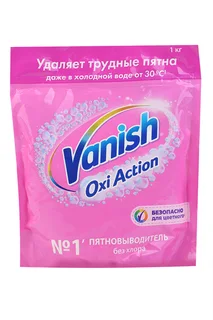 Пятновыводитель Vanish Oxi Action порошок без хлора 1 кг