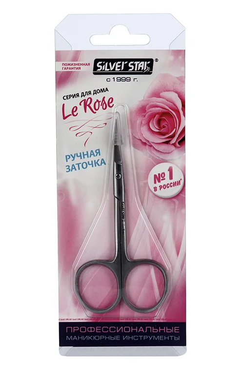Ножницы Silver Star для кутикулы длинные / тонкие лезвия НСС 6 matt Le Rose