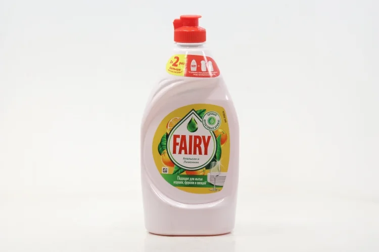 Средство для мытья посуды Fairy "Апельсин и лимонник", 450 мл
