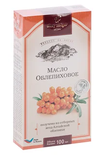 Витатека Масло облепиховое Аллтай премиум флакон 100 мл БАД