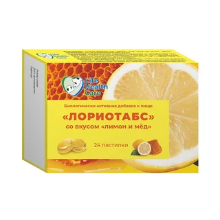 Лориотабс Пастилки 2,5Г №24 Мед-Лимон