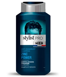 Шампунь Stylist Pro Men очищающий для волос, 400 мл