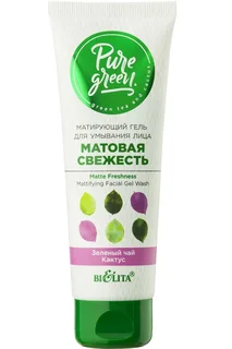 Pure Green Гель матирующий для умывания лица Матовая свежесть 75 мл