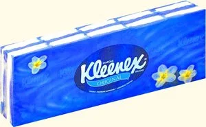 Платки бумажные Клинекс Оригинал №10*10